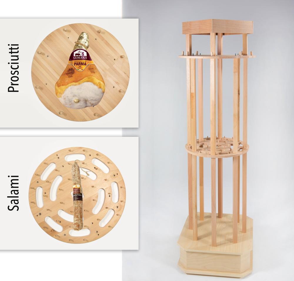 Colonna porta Prosciutti e Salame