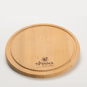 Tagliere rotondo con canalina