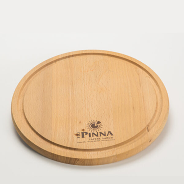 Tagliere rotondo con canalina Tagliere rotondo con canalina