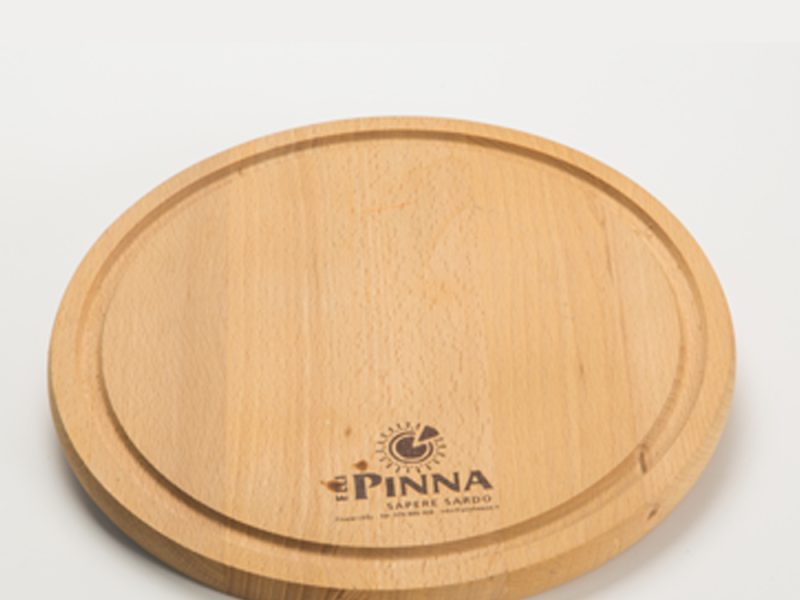 Tagliere rotondo con canalina