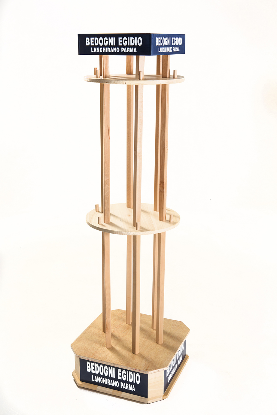 Colonna verticale per porta prosciutti